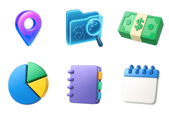 Business and Finance Icons Isolated: A Strategic Tool for Visual Communication