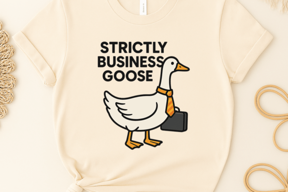 Business Goose Sublimation Clipart Png