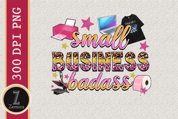 Small Business Badass Leopard: A Bold Statement for Your Brand