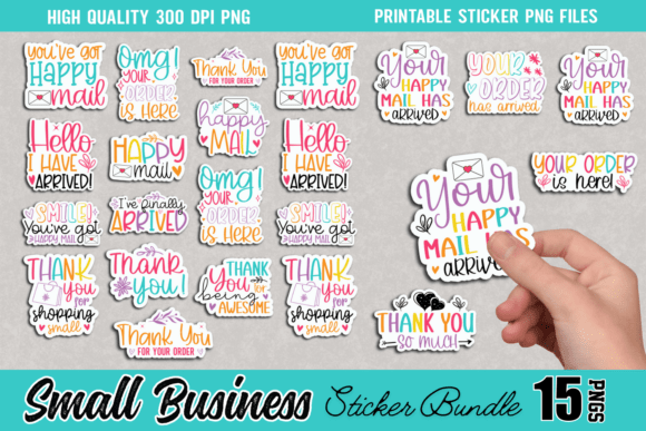 Small Business Sticker Bundle: Elevate Your Creative Projects with High-Quality Digital Stickers